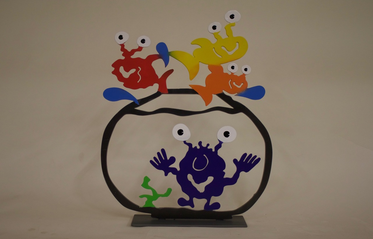 Aquarium mit Besuch | M1545